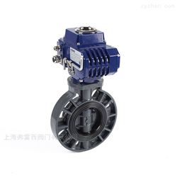电动开关塑料蝶阀 软密封蝶阀